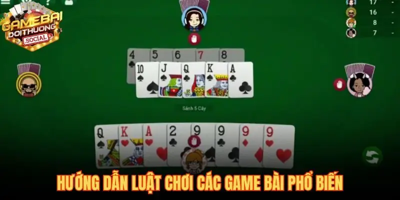 Luật chơi chắt lọc của Tiến Lên Phỏm và Tấn cho người mới